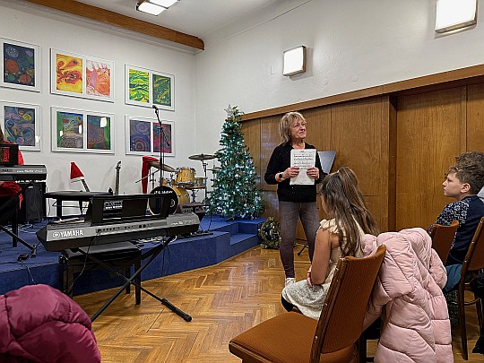 Třídní besídka<span class='fst-italic fs-6 d-block mt-1'>p. uč. Pospíšilová</span>