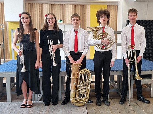 Krajské kolo soutěže ZUŠ<span class='fst-italic fs-6 d-block mt-1'>komorní hra s převahou dechových nástrojů</span>