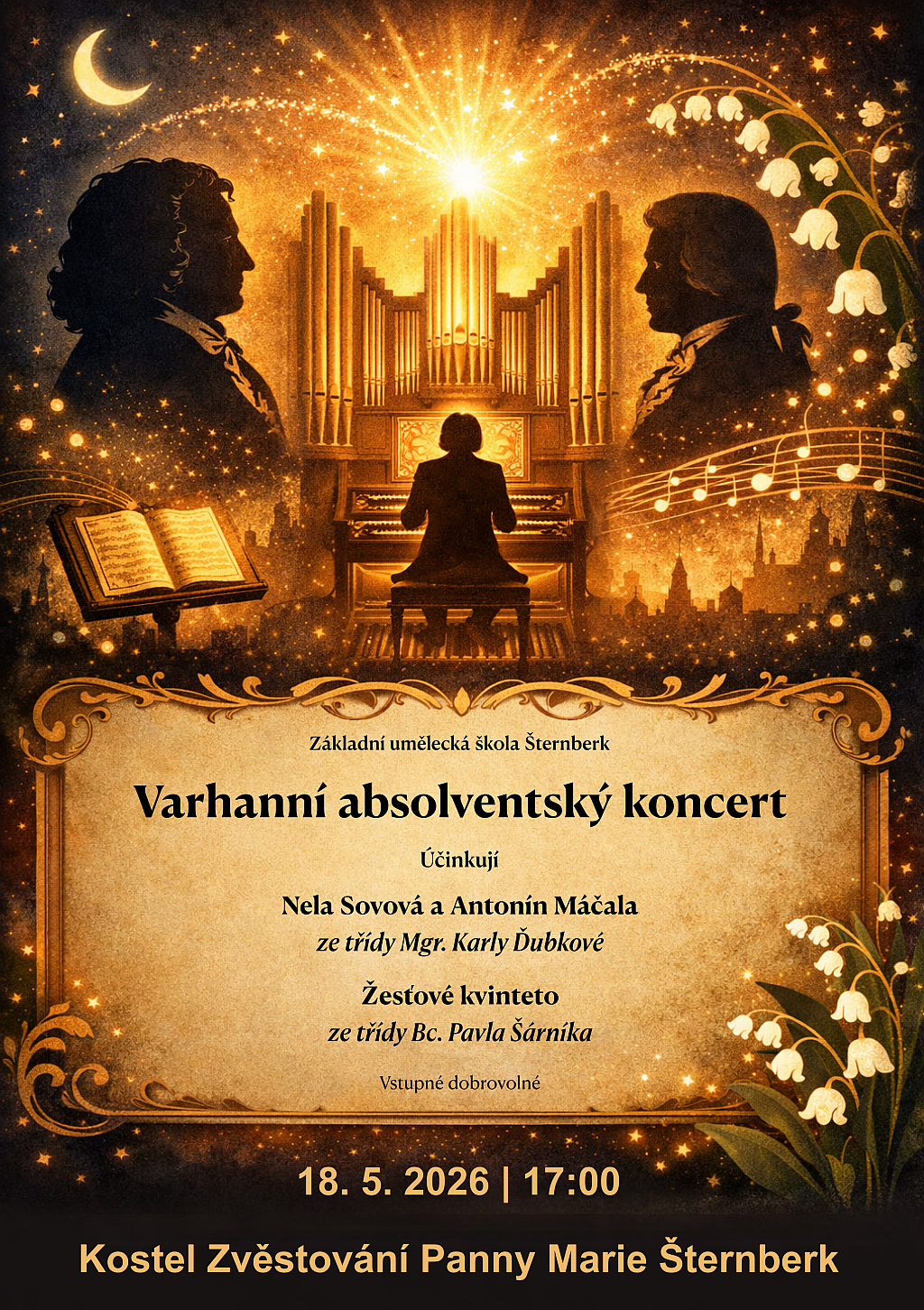 Varhanní absolventský koncert 2026