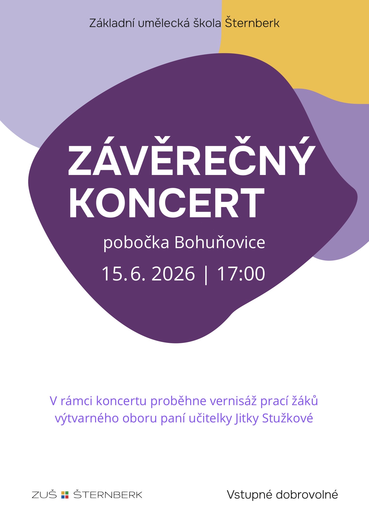 Závěrečný koncert v Bohuňovicích